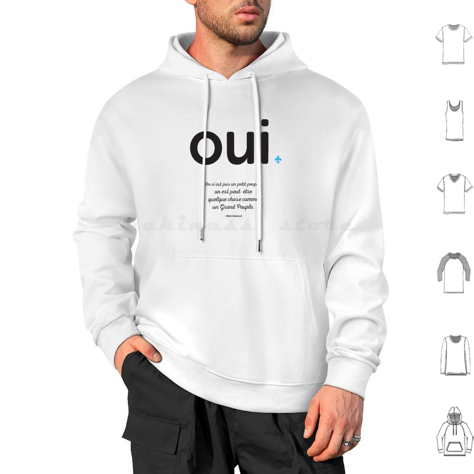 Printing Qc - Québec Ontluchting Lévesque Quote Grand Peuple