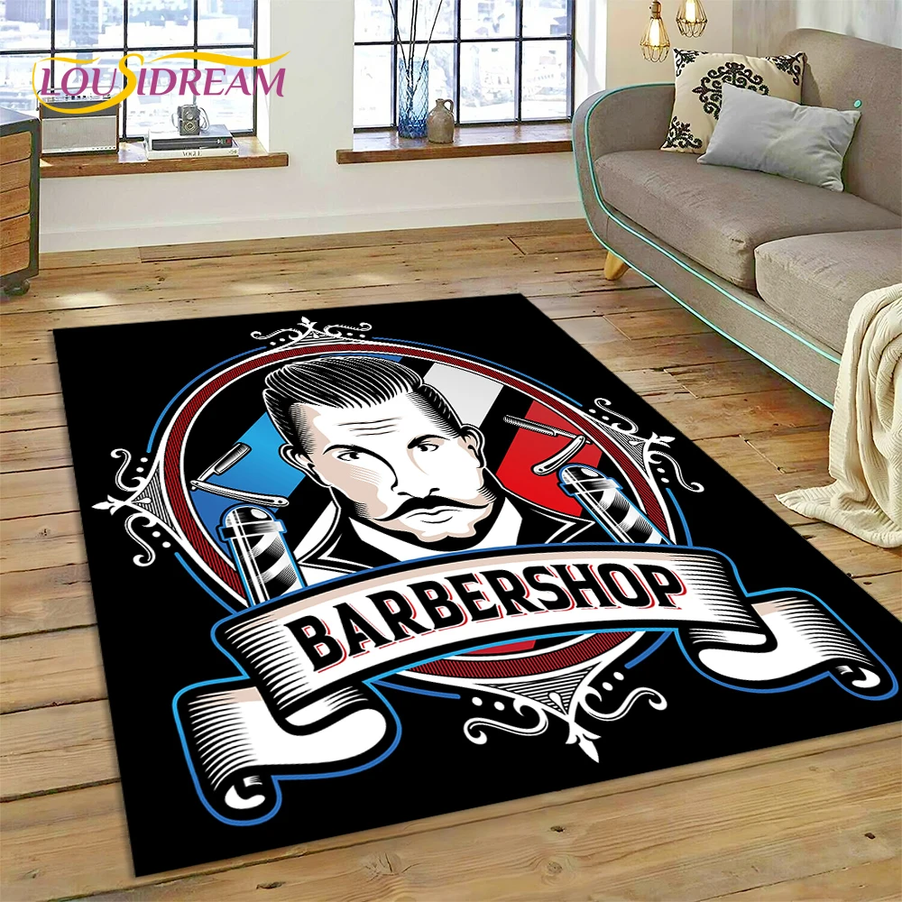 Commercial Printing Online - Mode Kapper Logo Schedel Vintage Tapijt