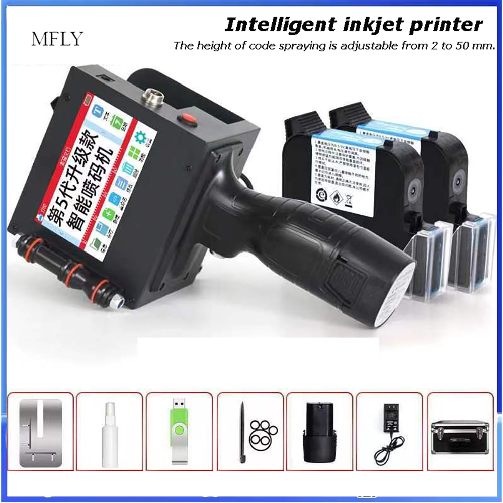 Commercial Label Printing Machine - Handheld 50 mm groot lettertype codeermachine