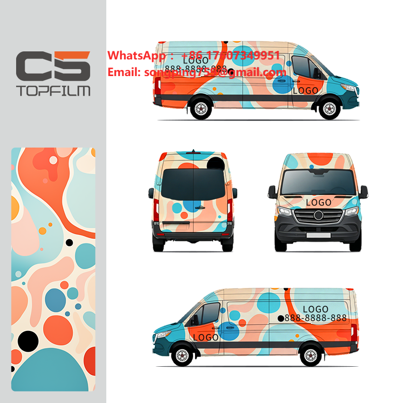 Commercial Wrap Printing - Op maat gemaakte geprinte auto reclame
