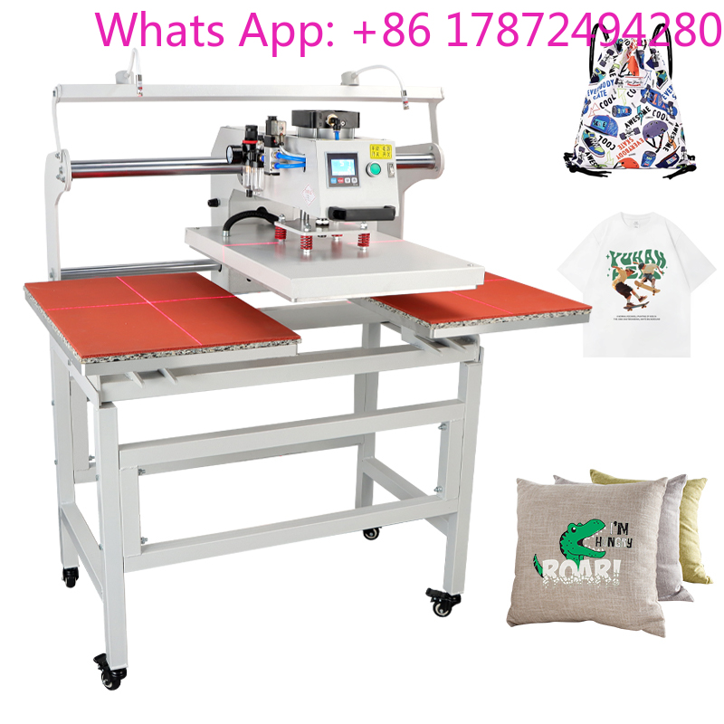 Commercial Label Printing Machine - Dubbele elektrische schuifbare hete-stempelmachine voor het