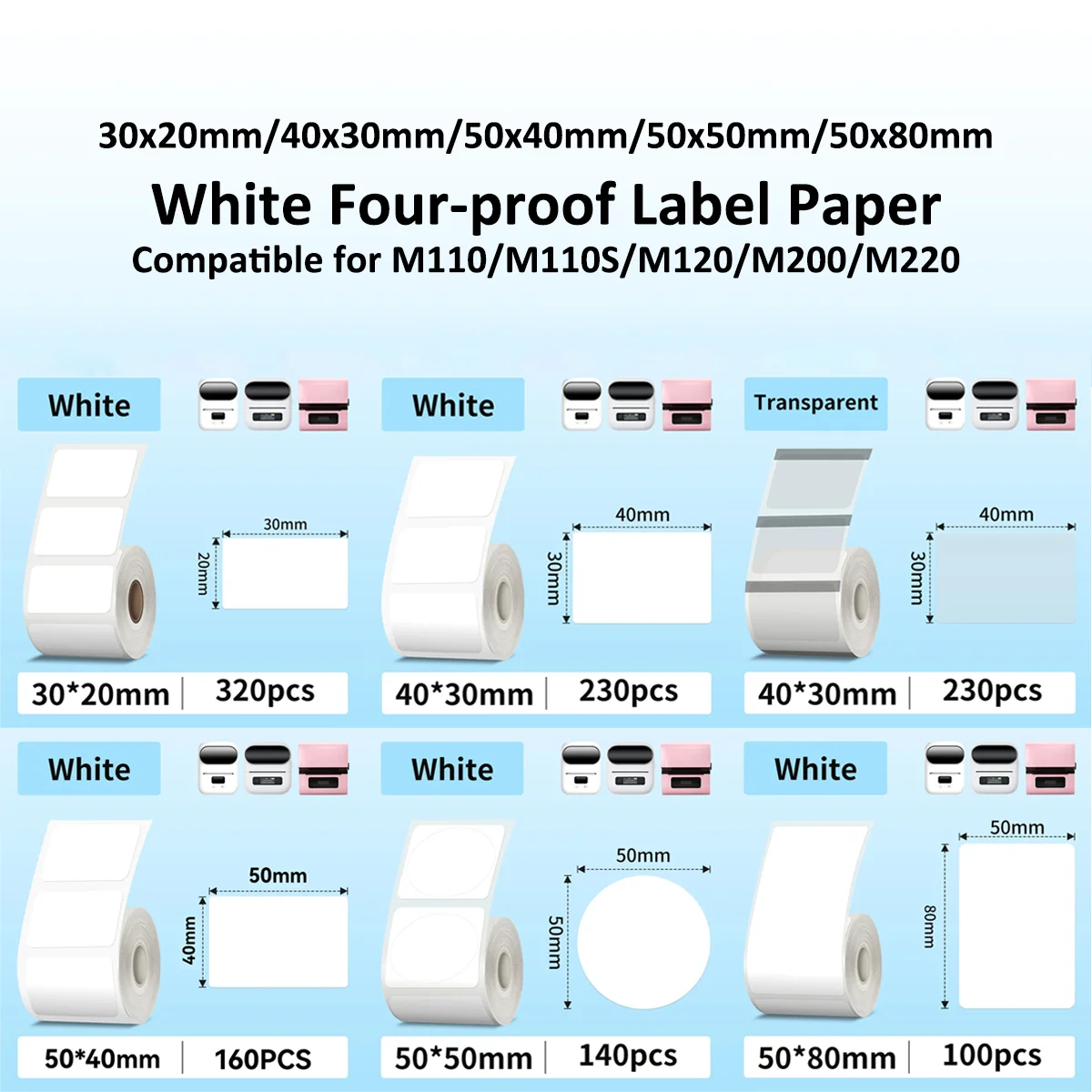 Commercial Label Printing Machine - Thermisch stickerpapier Thermisch papier Label Maker