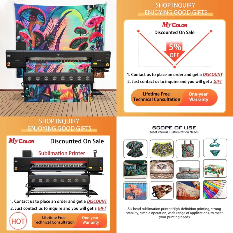 Large Format Sublimation Printer - Grootformaat sublimatieprinter, sublimatiepapierprinter, inkjetprinters, sublimatie blanks,