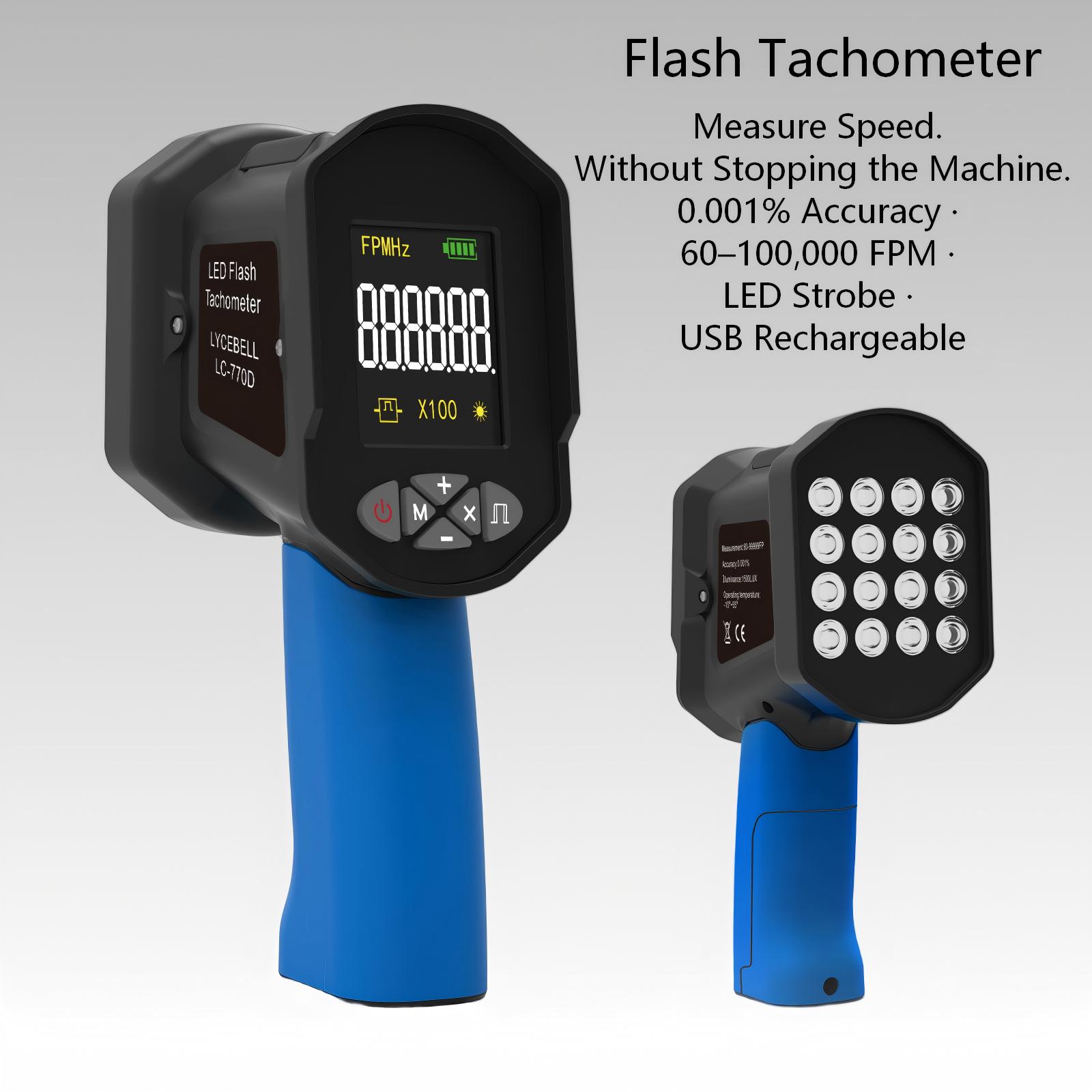 Printing Qc - 60-100K FPM 0,001% nauwkeurigheid LED contactloze