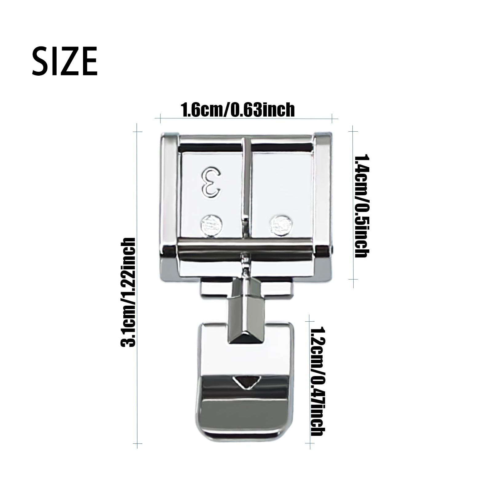 2 stuks # 006905008 Ritsvoet v - Commercial Embroidery Machine recensie en prijs