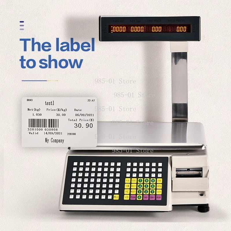 Elektronische weegschaal met z - Commercial Label Printing Machine recensie en prijs