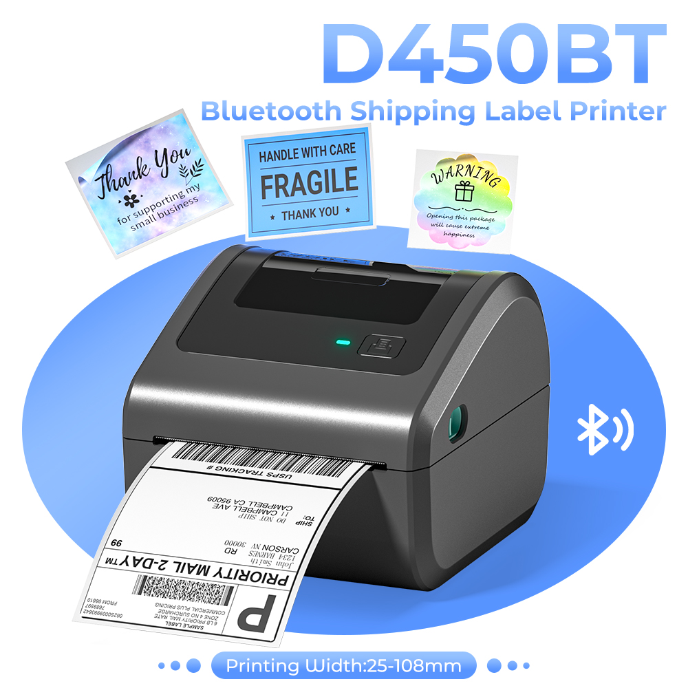 Bluetooth thermische labelprin - Commercial Label Printing Machine recensie en prijs