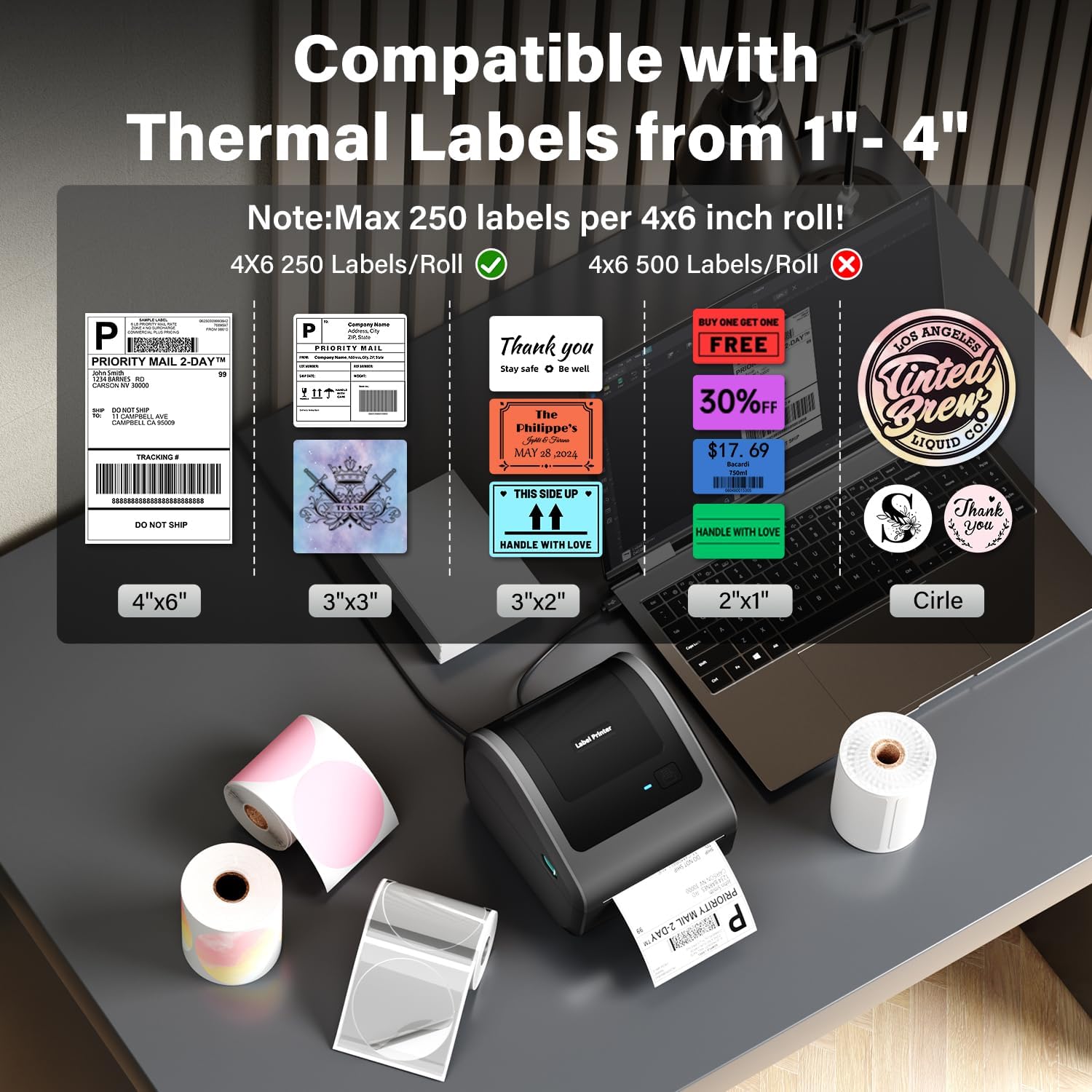 Bluetooth thermische labelprin - Commercial Label Printing Machine recensie en prijs