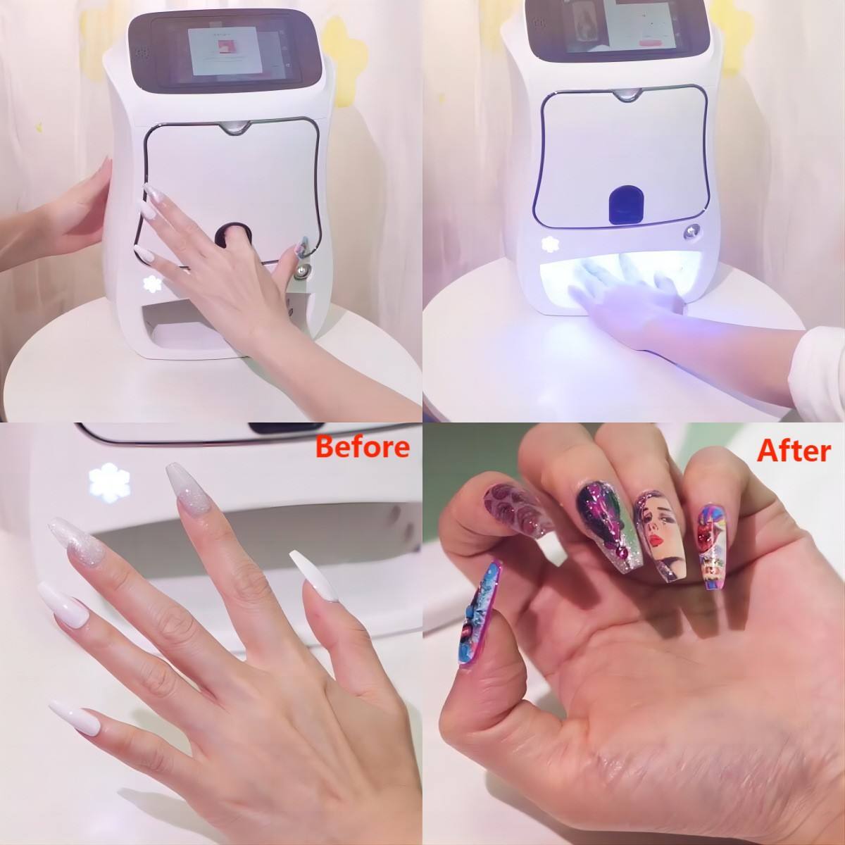 Automatische slimme DIY digita - Commercial Nail Printing Machine recensie en prijs