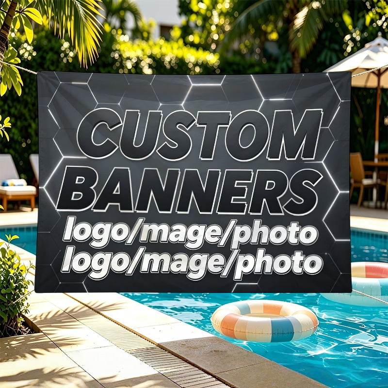 Aangepaste bannervlaggen gesch - Commercial Printing Photoshop recensie en prijs
