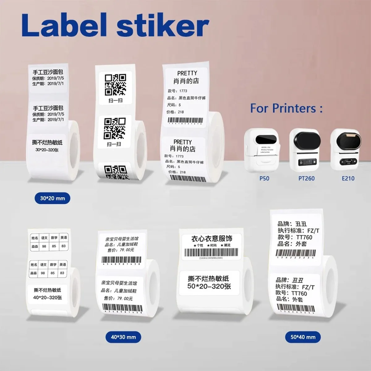 Thermisch stickerpapier Thermi - Commercial Label Printing Machine recensie en prijs