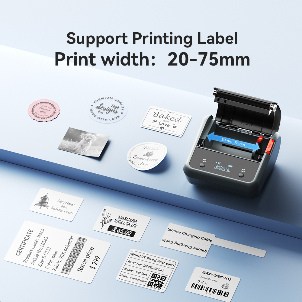 Niimbot B3S draadloze labelpri - Commercial Label Printing Machine recensie en prijs