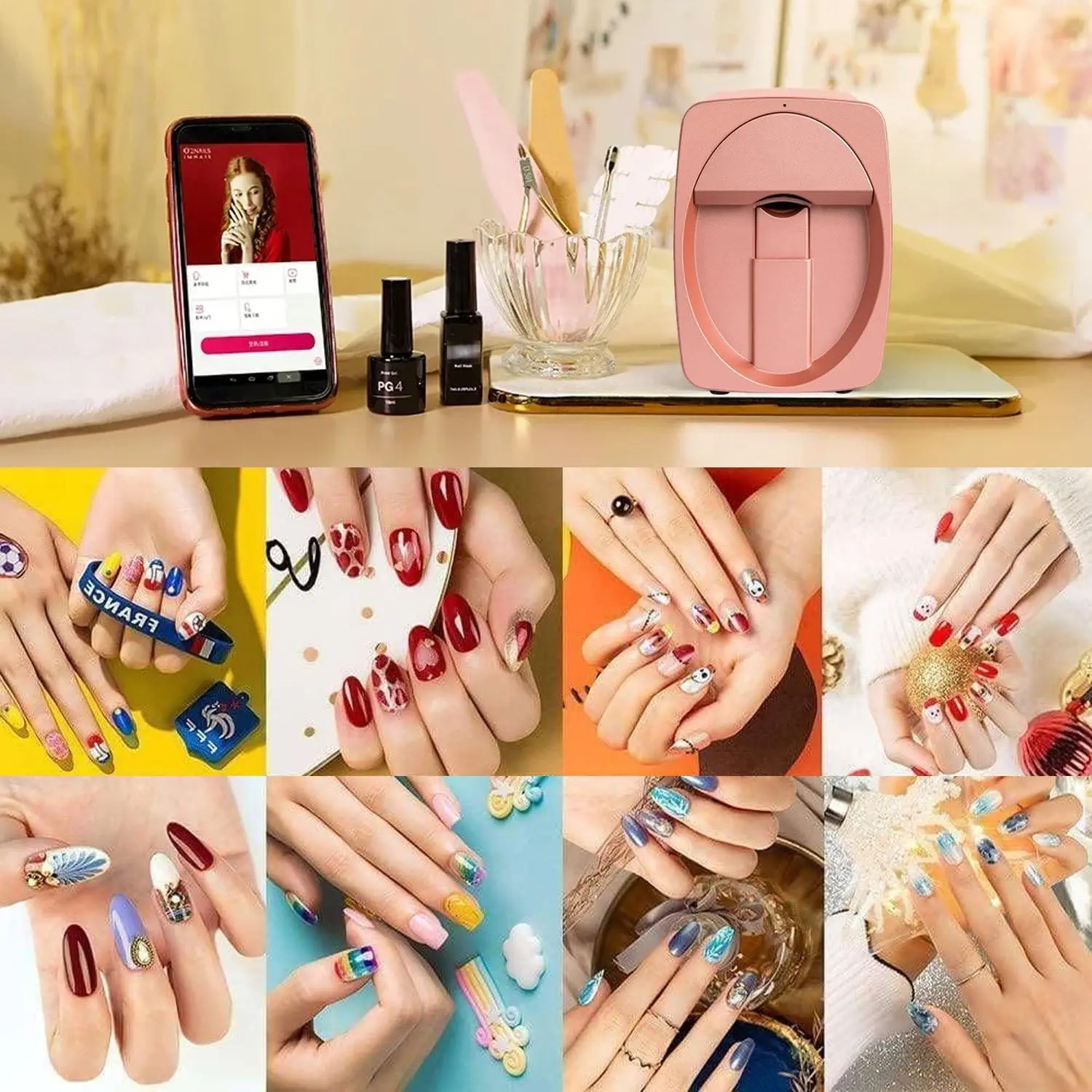 O2nails draagbare M1-spijkerpr - Commercial Nail Printing Machine recensie en prijs