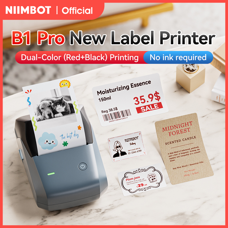Niimbot B1 Pro Labelprinter 30 - Commercial Printing Definition recensie en prijs