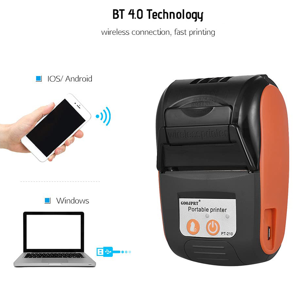 Mini Draagbare Thermische Bon  - Commercial Label Printing Machine recensie en prijs