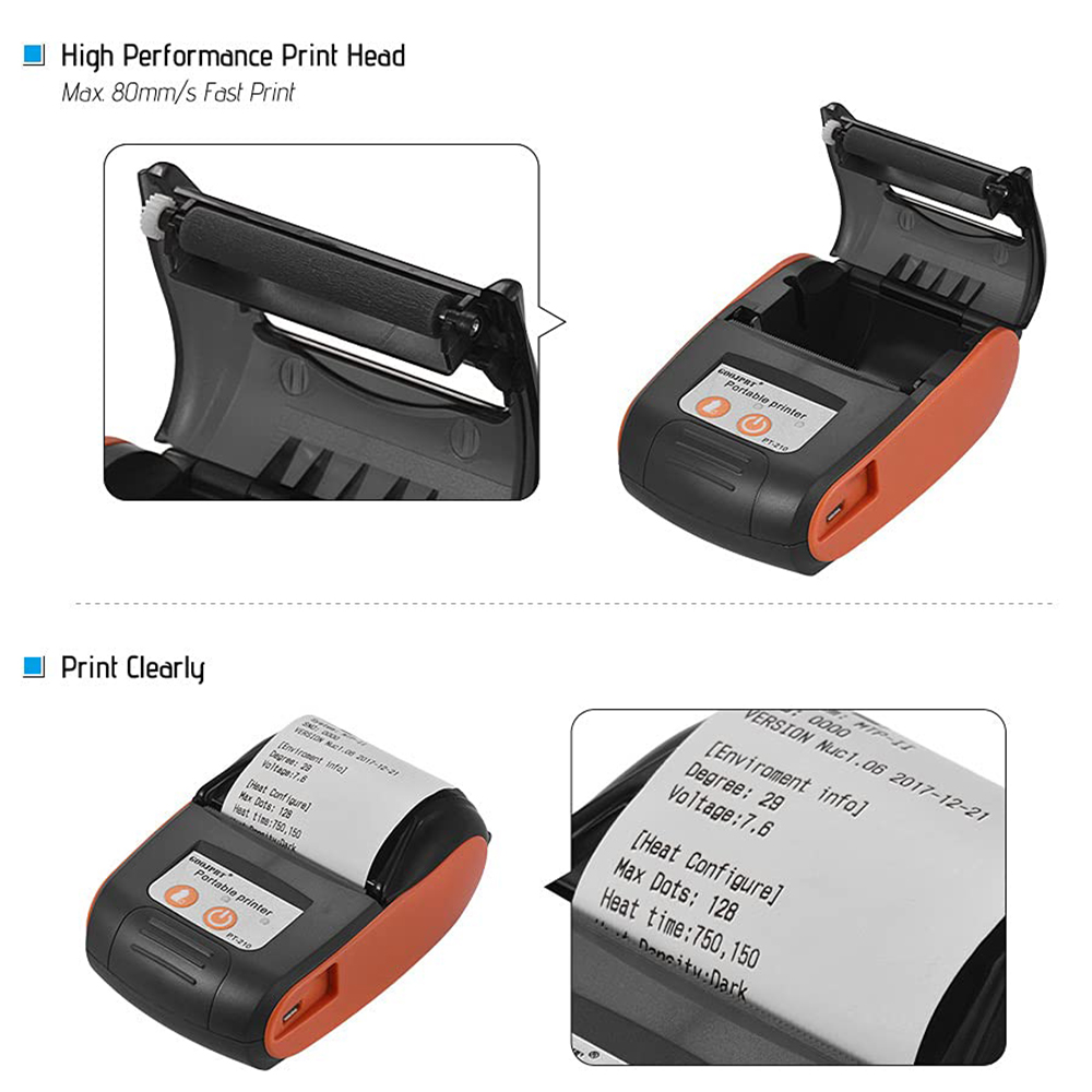 Mini Draagbare Thermische Bon  - Commercial Label Printing Machine recensie en prijs
