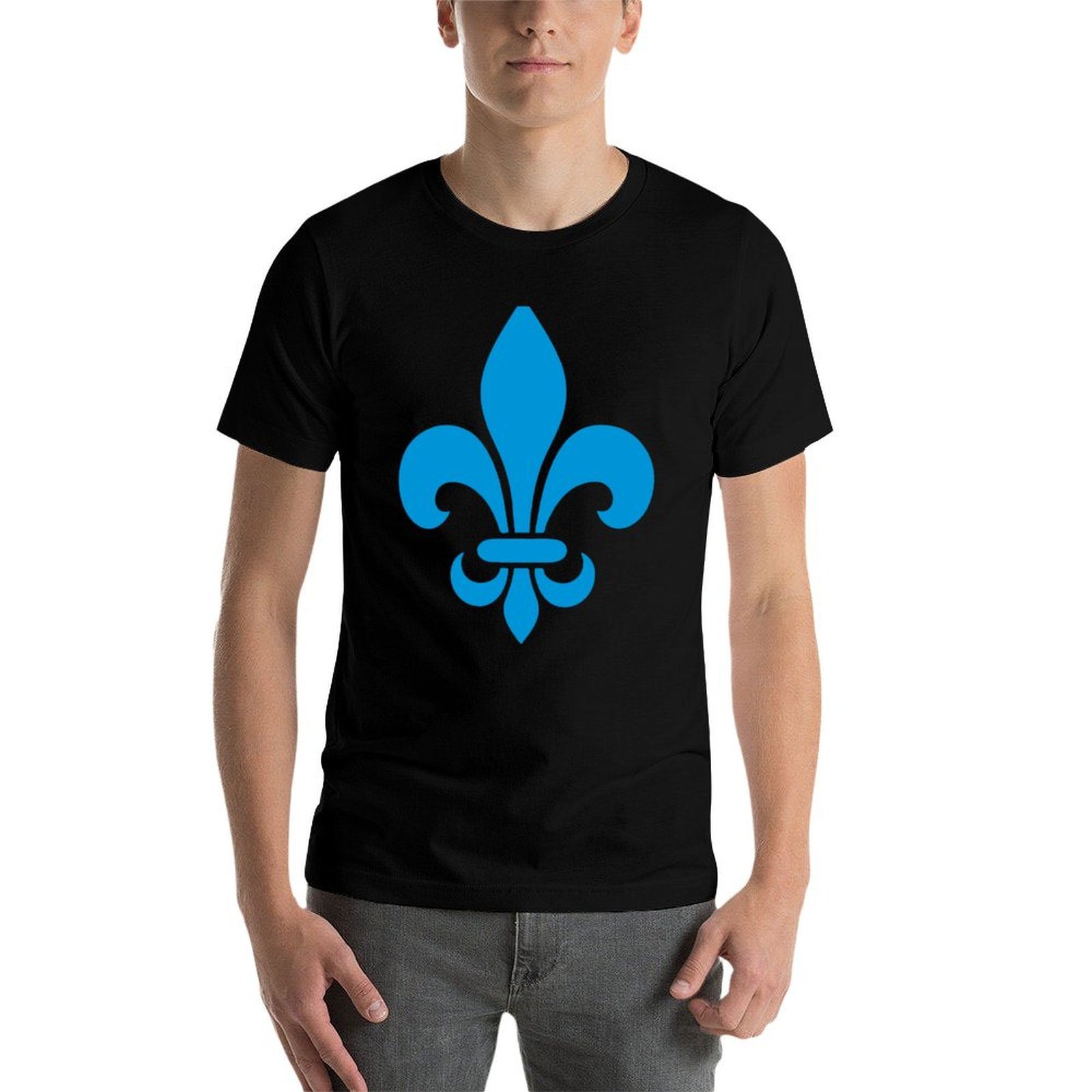 Quebec Frankrijk blauwe fleur- - Printing Qc recensie en prijs