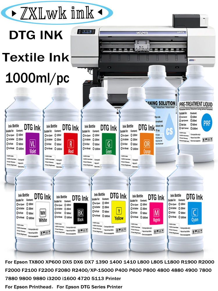 DTG Ink Textiel Navulinkt voor - Direct To Garment Ink recensie en prijs